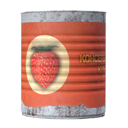 Консервированная клубника